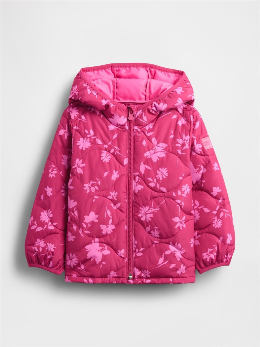 Campera Puffer Toddler Niña - Bright Fuchsia 026 