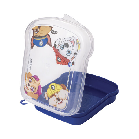 Sandwichera Plástica Paw Patrol 17 x 13 cm AZUL