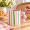 45-2K-005 Taza De Ceramica Modelo Lineas