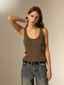 Musculosa Surat Taupe / Mink / Vison