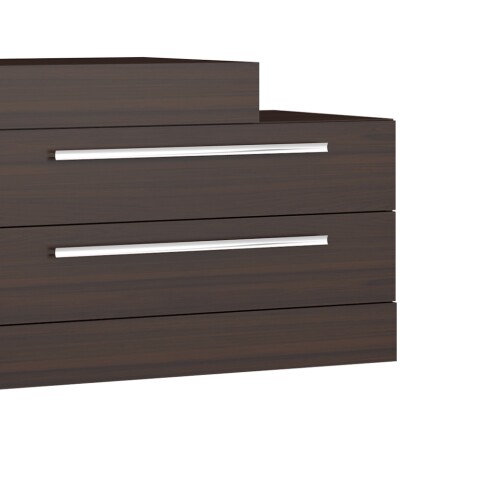 Rack para TV Vitta 55" con cajones y estantes Marrón Rack para TV Vitta 55" con cajones y estantes Marrón