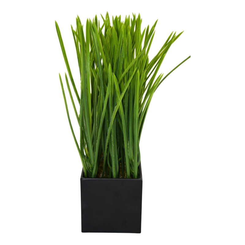 Planta Artificial en maceta 16x8x26cm NEGRO