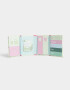 Anotadores Cuadernos y Memos Foodie Set De Notas Adhesivas "matcha Girly" - Combinacion Multicolor