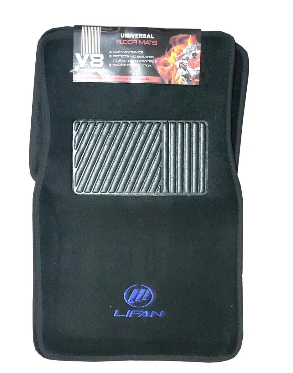 ALFOMBRAS LIFAN 4 PZAS.MOQUETTE LOGO LIFAN WESTON 