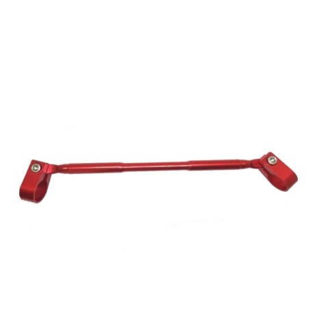 Barra Travesaño Aluminio Para Manillar Rojo Unica