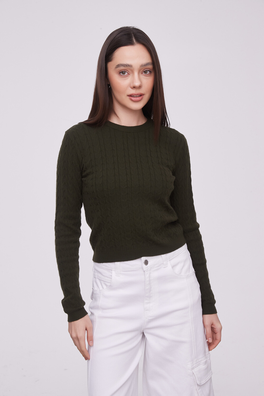 Sweater Barbi Verde Oliva Oscuro