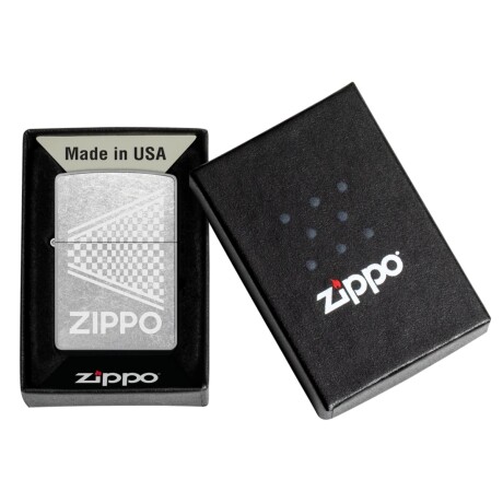 Encendedor Zippo Street Chrome Checkered - 48492 Encendedor Zippo Street Chrome Checkered - 48492