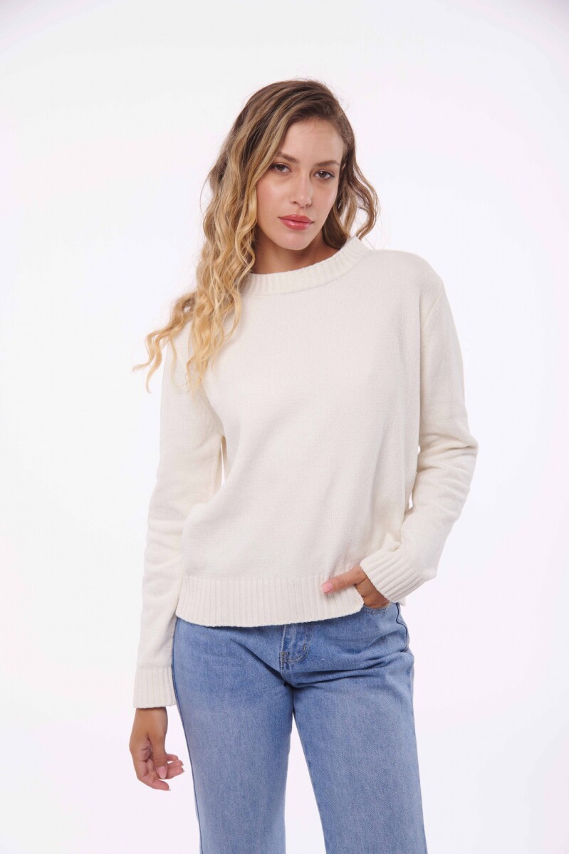 MEDIA POLERA AUGUSTA - BLANCO 