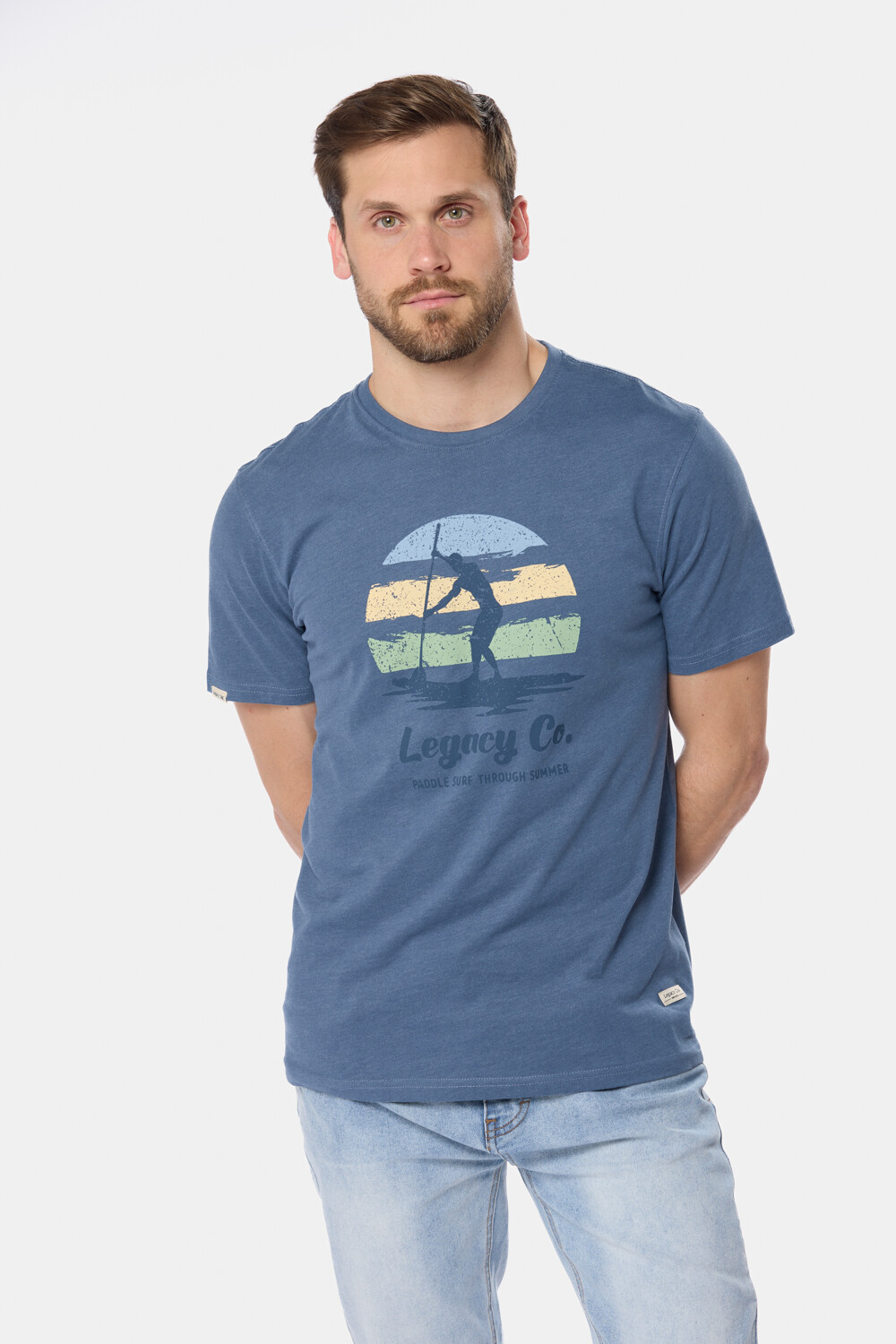 REMERA ESTAMPADA Azul
