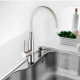 Griferia De Cocina Pico Alto Aqualia Monocomando Blanco 000