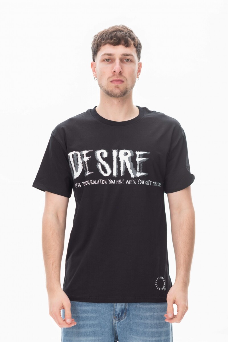 Remera Desire Negro