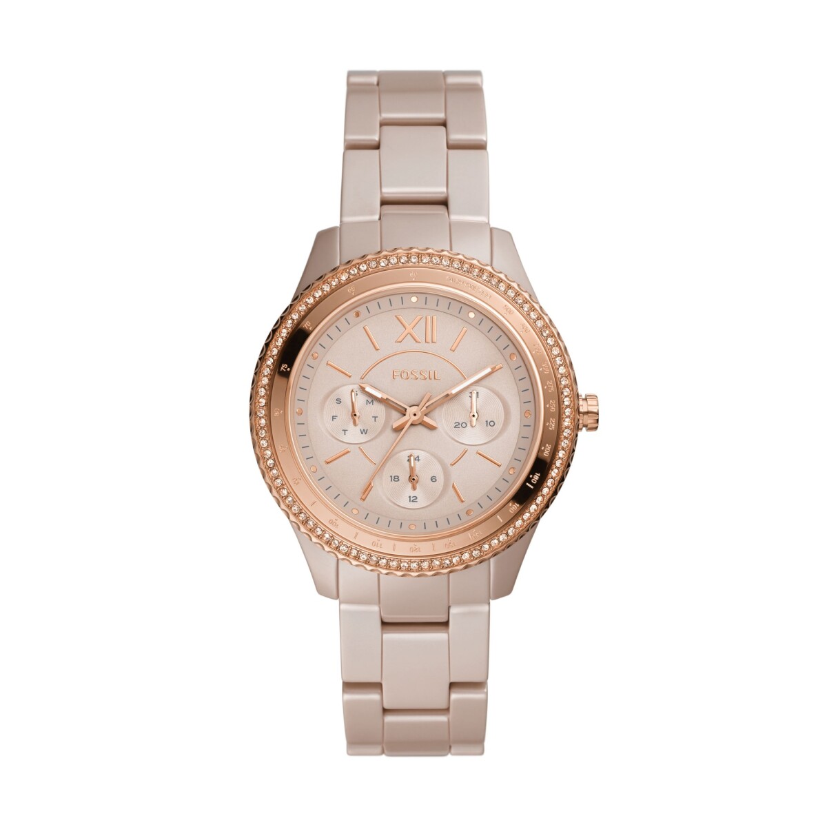 Reloj Fossil Fashion Ceramica Marron 