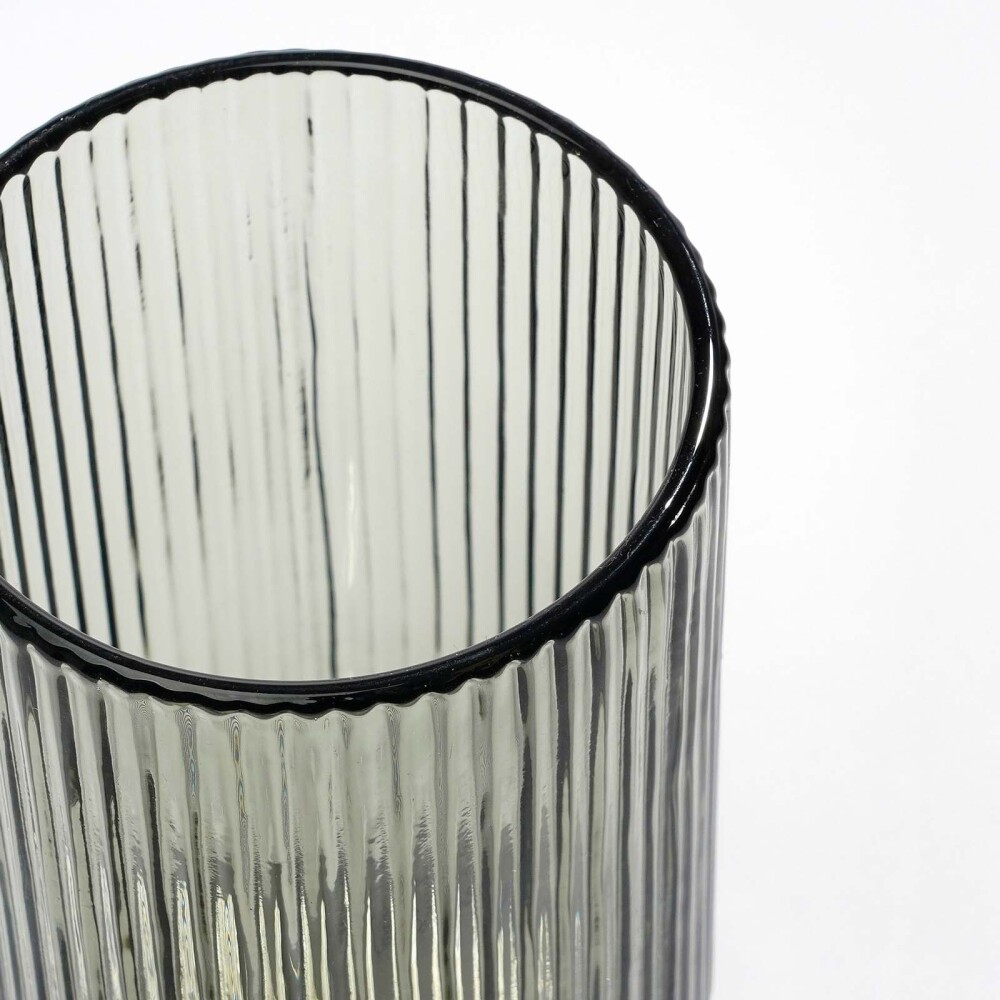 VASO VIDRIO GRIS MERLOT