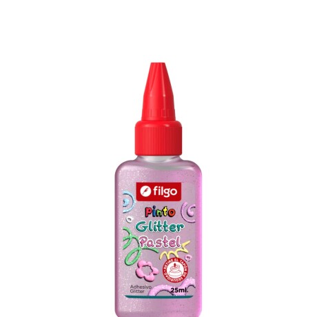 Adhesivo Filgo Glitter Rosado Pastel