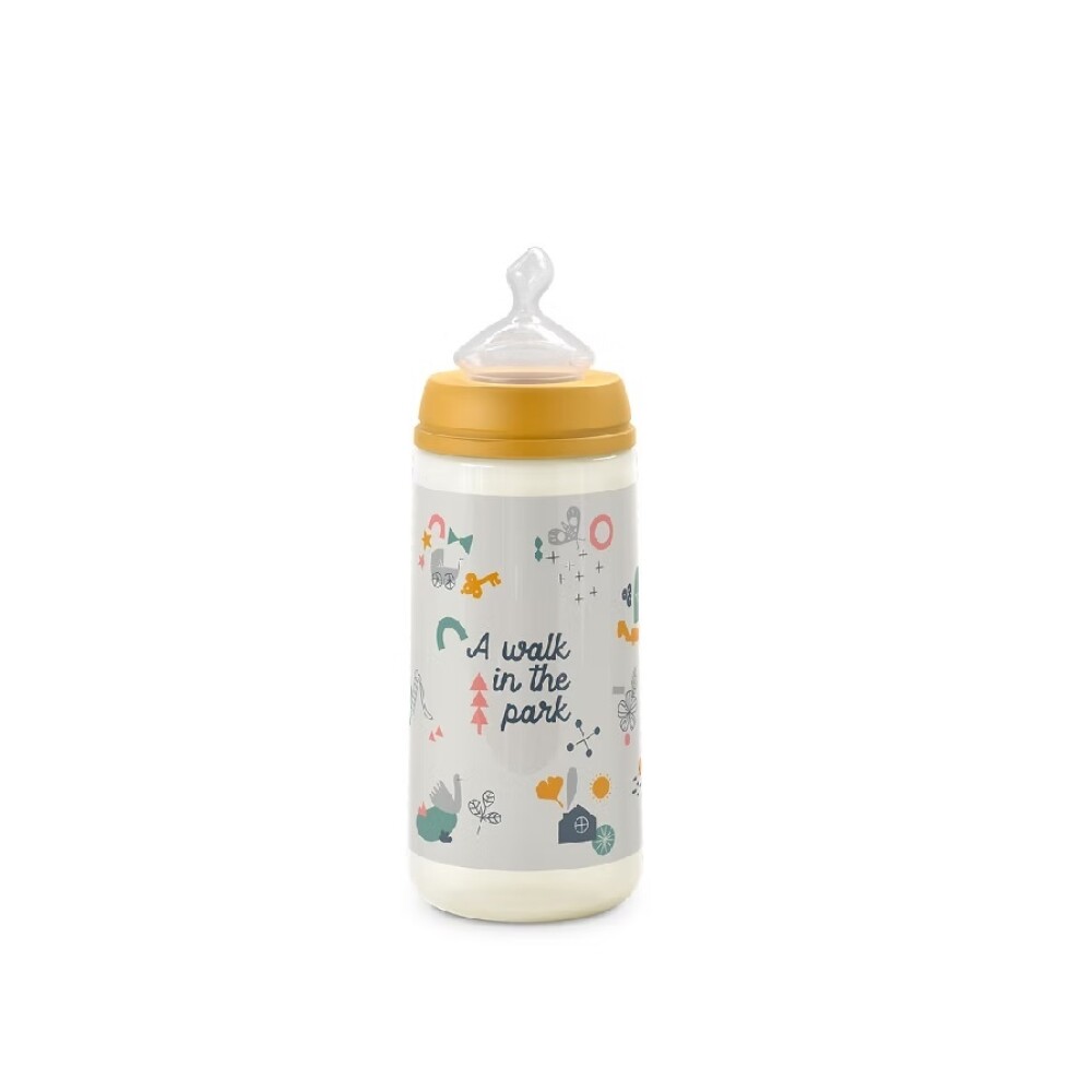 Biberon anatomico 360 ml Suavinex Park Mostaza