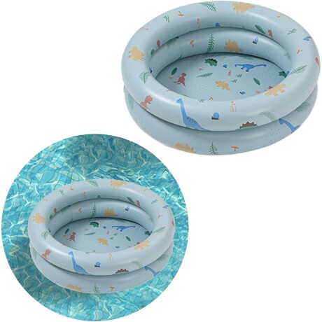 Piscina Inflable Dos Anillos Dinosaurios 001