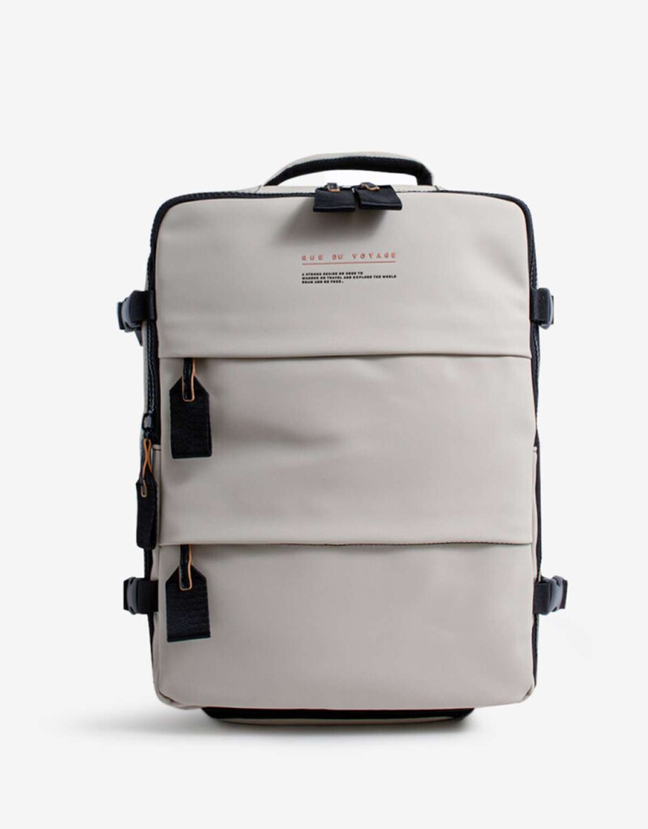 Mochila De Viaje Rue Du Voyage - Blanco Crudo 