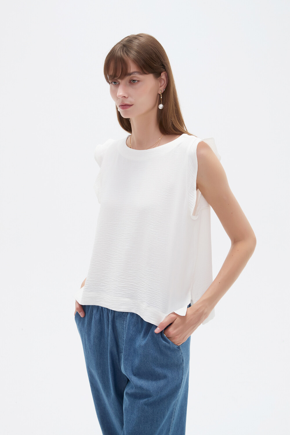 Blusa Jastel Marfil / Off White
