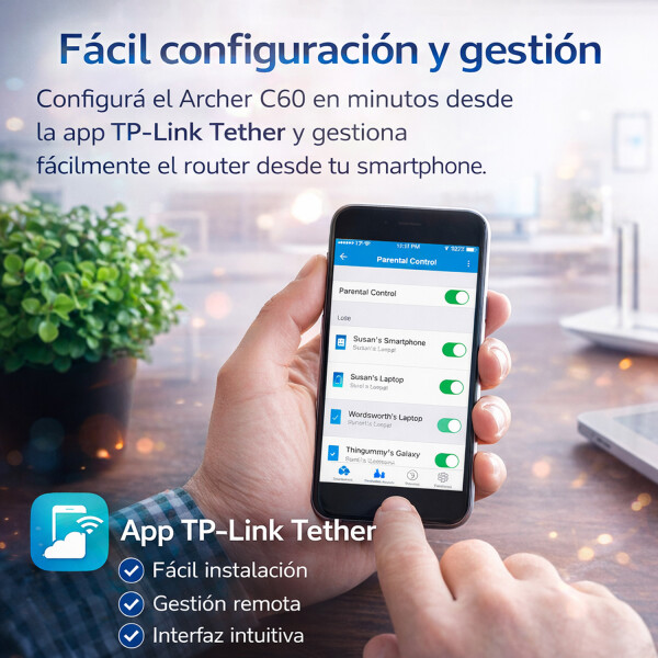 Router Tp Link Archer C86 Ac1900 Wifi Rj45 Mimo 3x3 ROUTER TP LINK ARCHER C86 AC1900