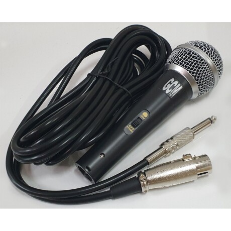 Micrófono de mano GCM GM-58A dinámico cardioide vocal Micrófono de mano GCM GM-58A dinámico cardioide vocal