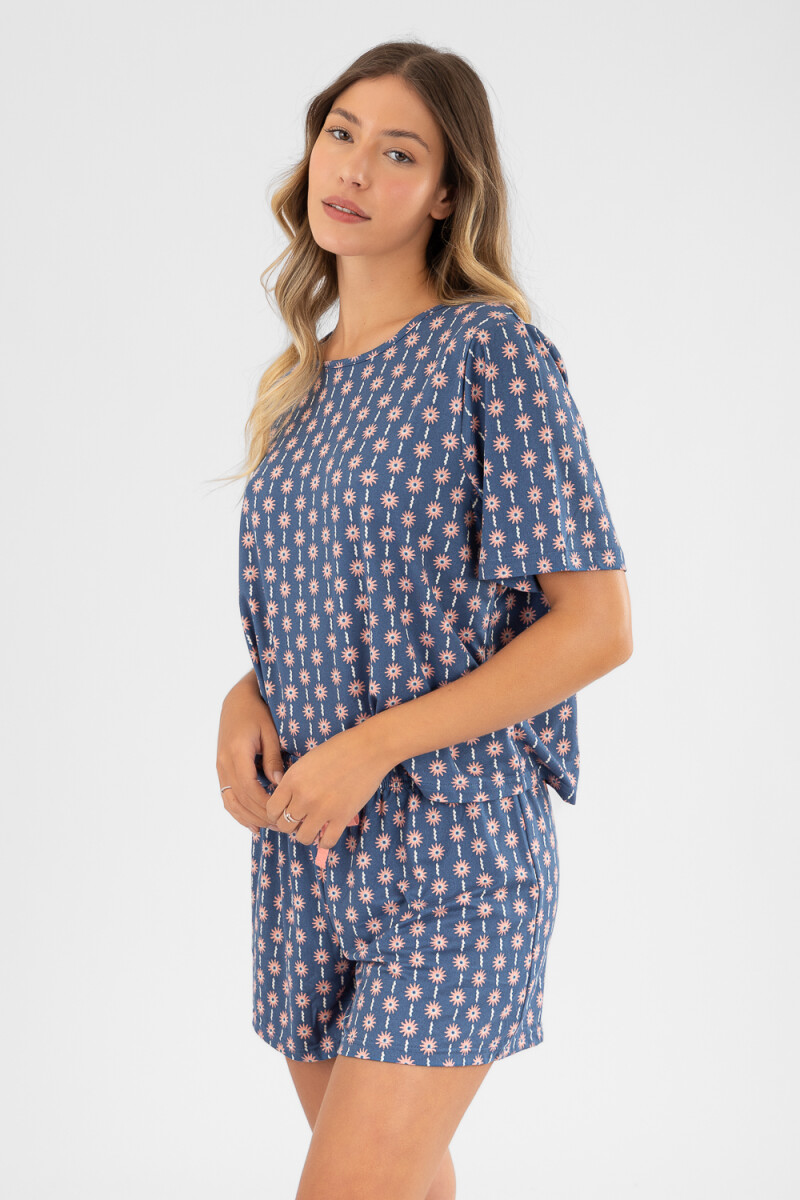 Style mica blue Azul
