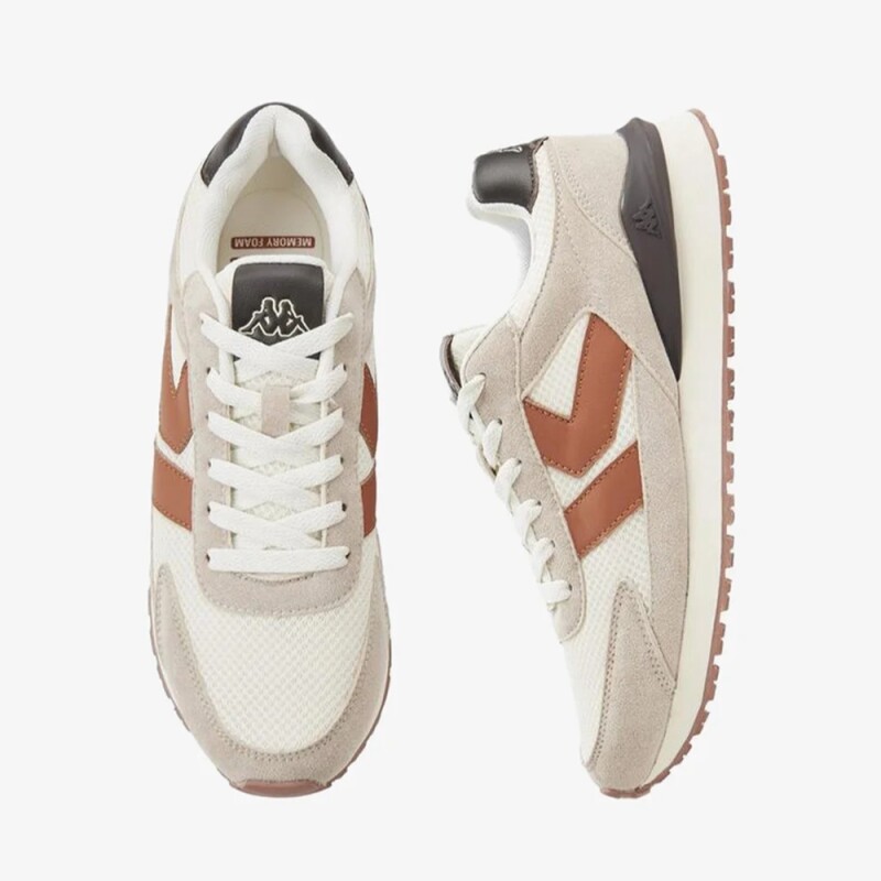 Zapatillas Logo Martin Unisex White Tofu-beige Lt Rice-brown Reddish