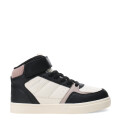 Championes Infantiles Topper Bota Costa II Mid Blanco Hueso - Negro