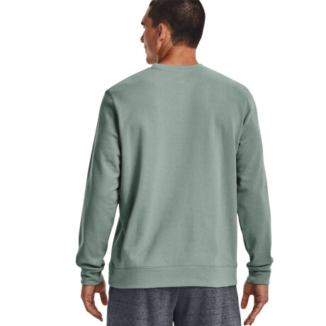BUZO UNDER ARMOUR RIVAL TERRY LOGO Light Green