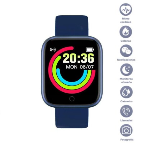Smartwatch Y68 Azul V01