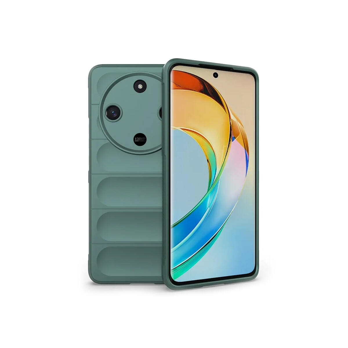 Protector Honor Magic 6 Lite engomado con textura verde 