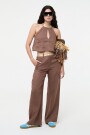 TOP HALTER Chocolate