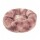 Cama Cucha Puff Redondo 40cm de Felpa p/ Mascotas Perro Gato Violeta