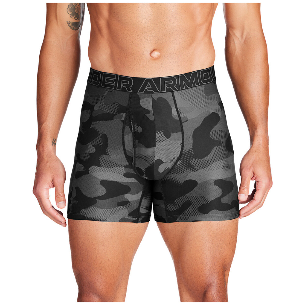 UA PERFORMANCE TECH MESH - SOLID 6 - BLK 
