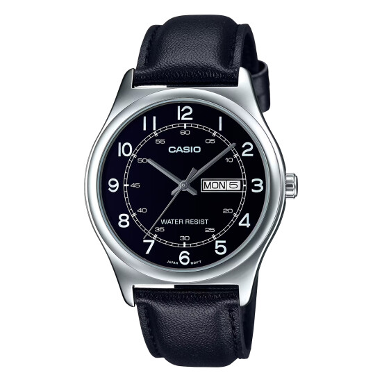 Reloj CASIO MTPV006L-1B2UDF Cuero Negro Esfera 40mm 0
