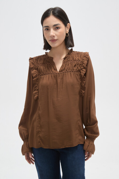 Blusa Tiren Marron