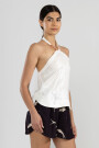 VALE HALTER TOP Gold
