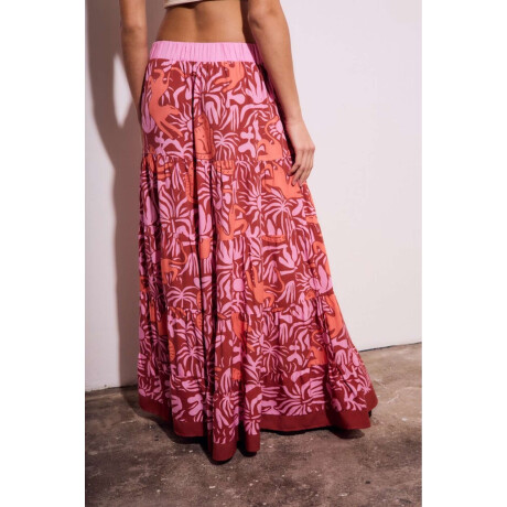 Falda Estampada Multi