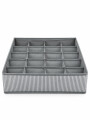 ORGANIZADOR DE ROPA INTERIOR 20 COMP. GRIS