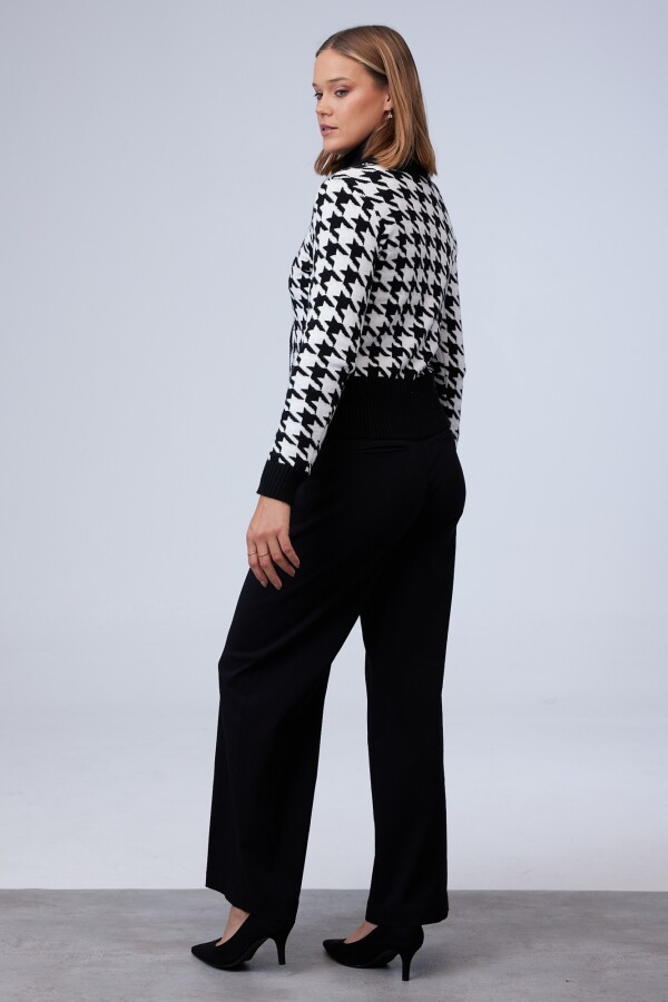Cardigan Gales BLANCO/NEGRO