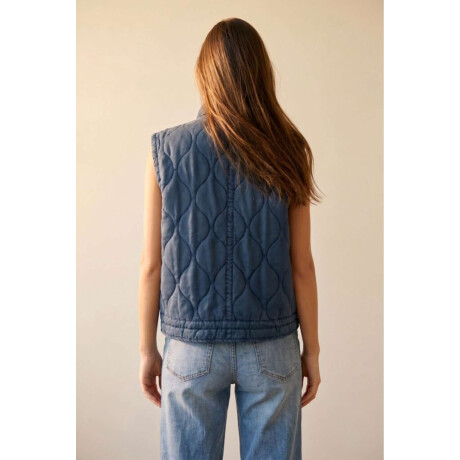 Chaleco Lavado Reversible Marino