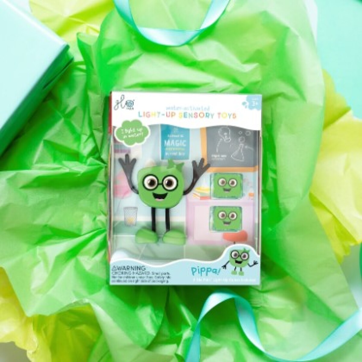 Set Personaje Glo Pals Iluminados Activados por Agua - Verde 