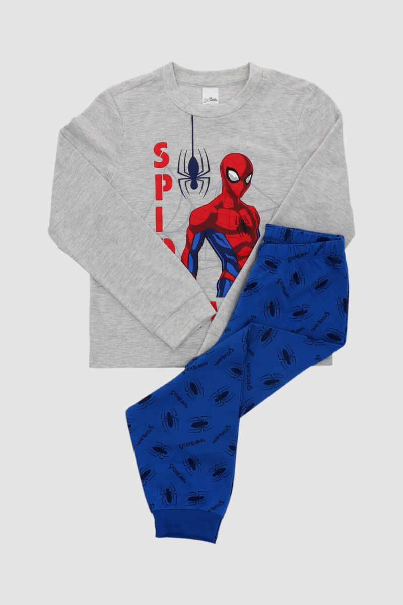 Pijama infantil classic spiderman - Azul 