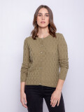 CARDIGAN ABEL Verde Seco