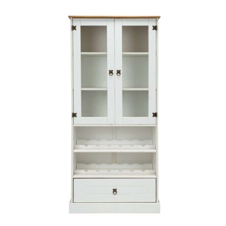 Biblioteca Vinera Estanteri­a Linea Mexicana Blanco