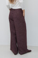 PANTALON MINI ESPIGA BURDEOS