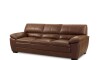 Sillón %100 Cuero - 3 Cuerpos - Premium Caramelo