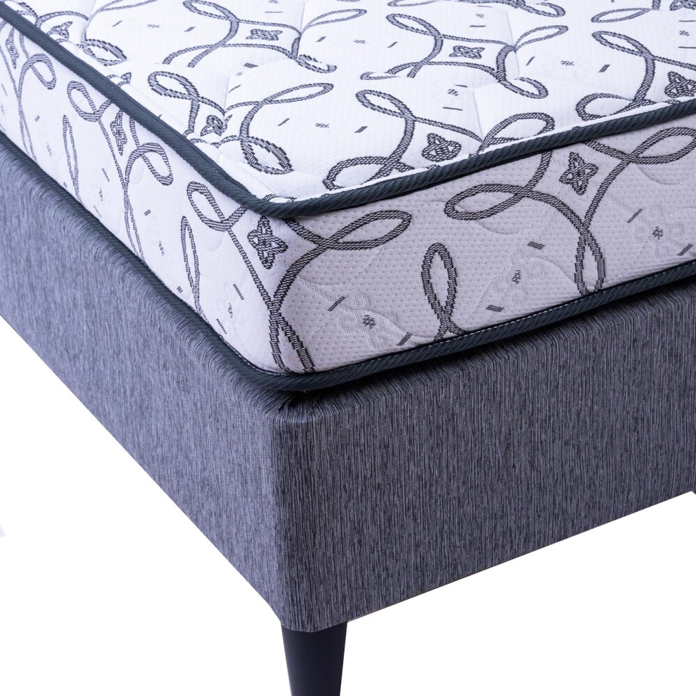 SOMMIER 1 PLAZA ESPUMA ALTA DENSIDAD VANILA 17 CM ALTURA