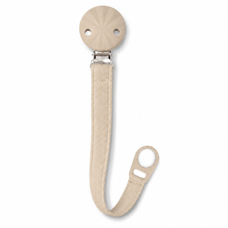 Broche Clip Cinta Wonderland P/Chupete Silicona Bebé Seguro Beige