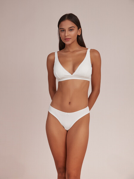 BASICO HALTER ALGODÓN BLANCO