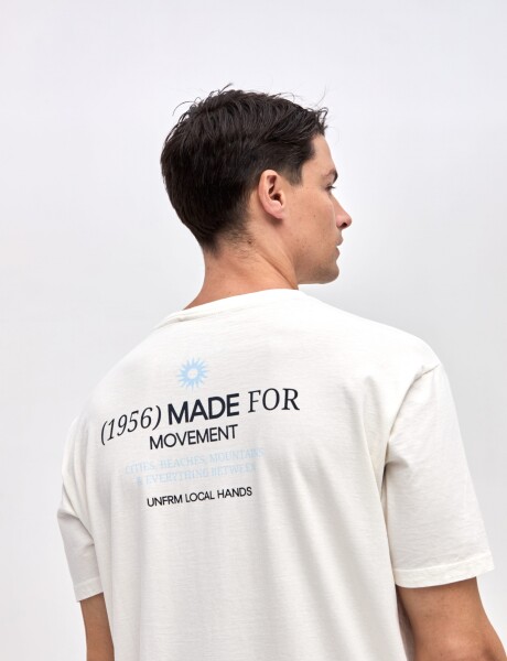 Remera Moxie Off white